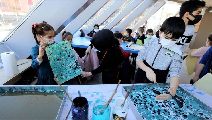 Başiskeleli çocuklar yarıyıl tatilini dolu dolu geçiriyor