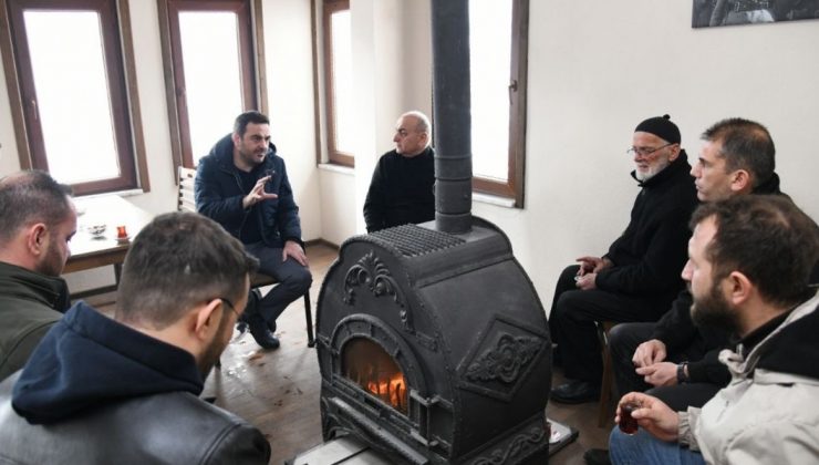 Başkan Özlü, mesaisine köylerde devam etti