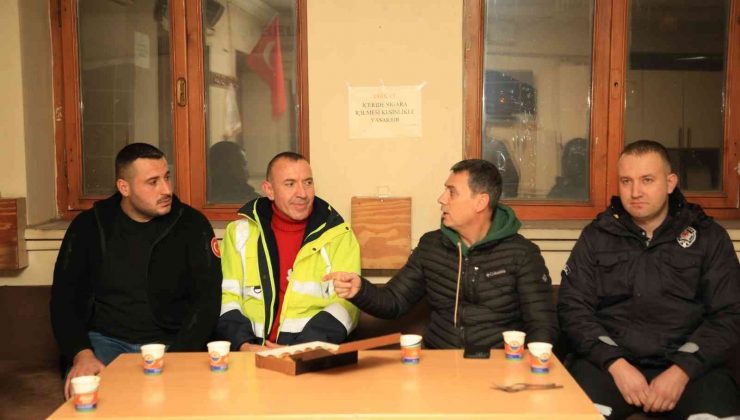 Başkan Şimşek’ten kar mesaisi