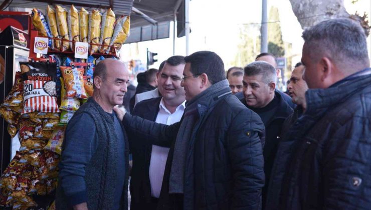 Başkan Tütüncü, Döşemealtı’nda esnafla buluştu