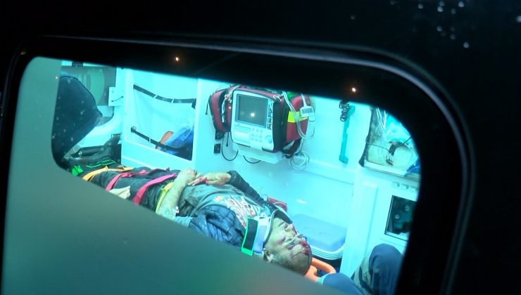 Beşiktaşta feci kaza: 1 ağır yaralı