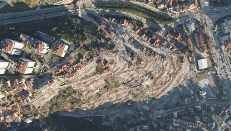 Bir mahalle yok oldu