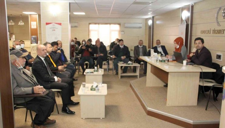 Bireysel sulama sistemlerini destekleme projesi çiftçilere anlatıldı