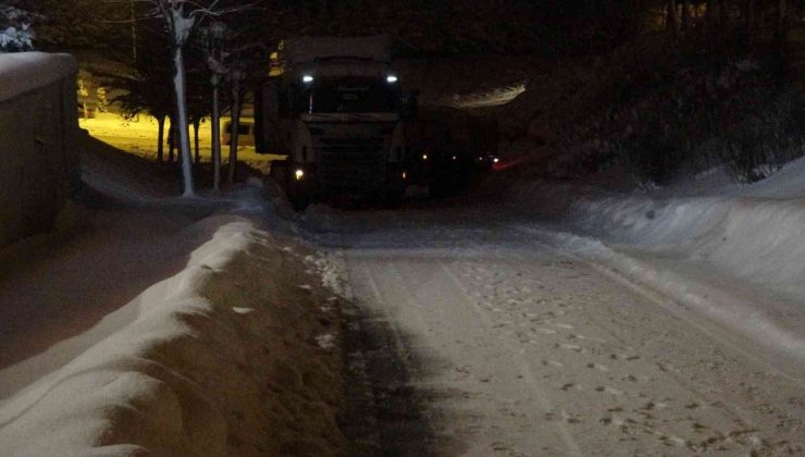 Bolu’da kar yağışı etkisini azalttı
