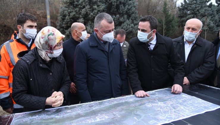 Büyükakın ve Özlü, Ahmet Yesevi Caddesi’ni inceledi