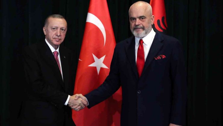 Cumhurbaşkanı Erdoğan, Arnavutluk Başbakanı Edi Rama ile görüştü