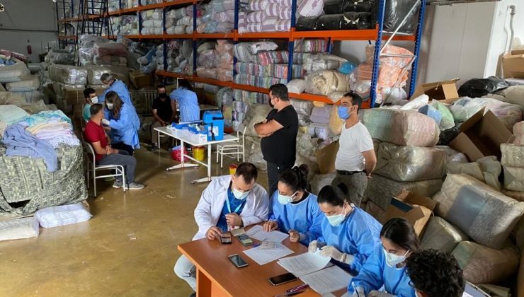 Denizli’de mobil aşı ekipleri 204 bin 783 korona virüs aşısı yaptı