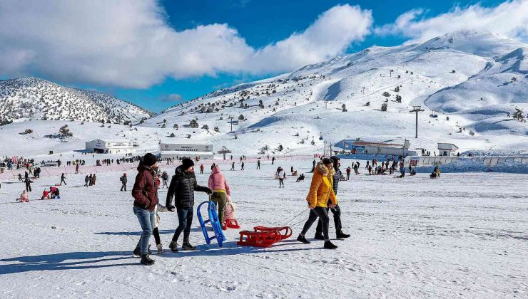 Denizli’nin ikinci beyaz cenneti ziyaretçi akınına uğruyor