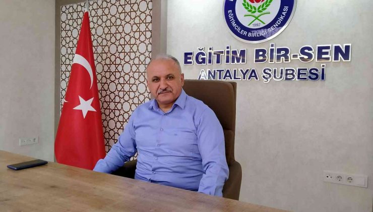 Eğitim Bir Sen Antalya Şube Başkanı Miran: “Eğitimdeki kronikleşen sorunlara çözüm bulunmalı”