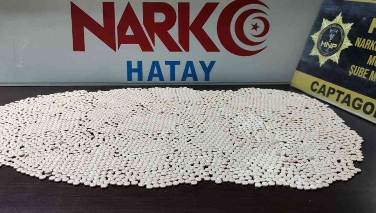 Hatay’da uyuşturucu operasyonu