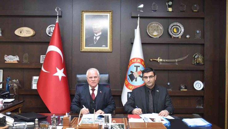 Hizmet İş yılın ilk sözleşmesini Soma Belediyesiyle yaptı