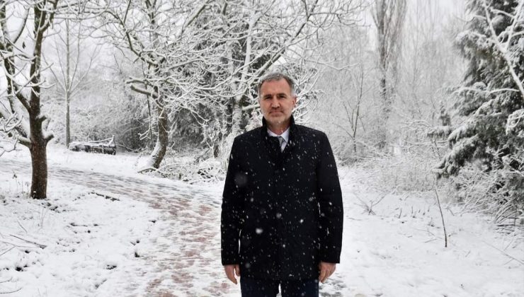 İnegöl’de karla mücadele aralıksız sürüyor