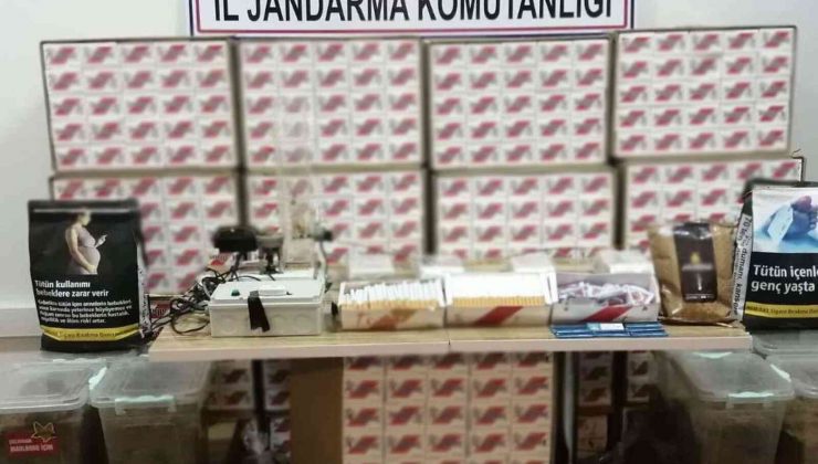Jandarmanın tütün kaçakçılarına yönelik operasyonlarında 7 şüpheli yakalandı