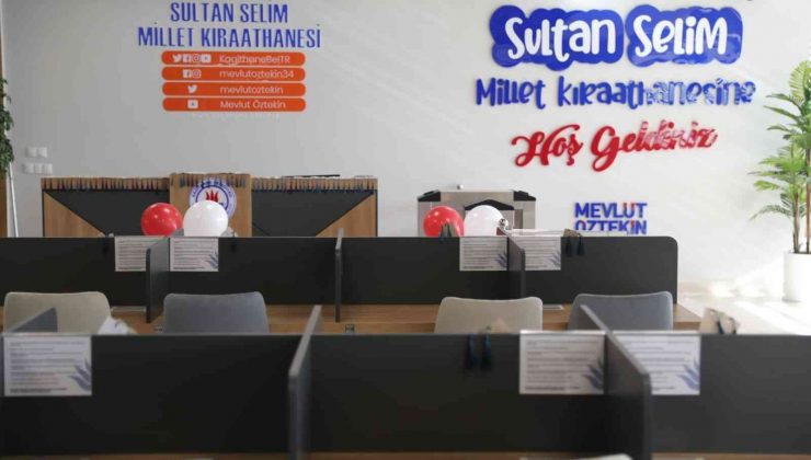 Kağıthane’de Sultan Selim Millet Kıraathanesi açıldı