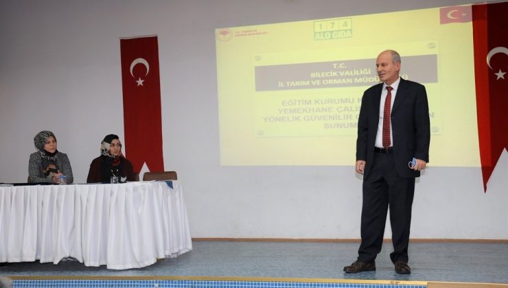 Kantin ve yemekhanelerde çalışan personele hijyen eğitimi verildi