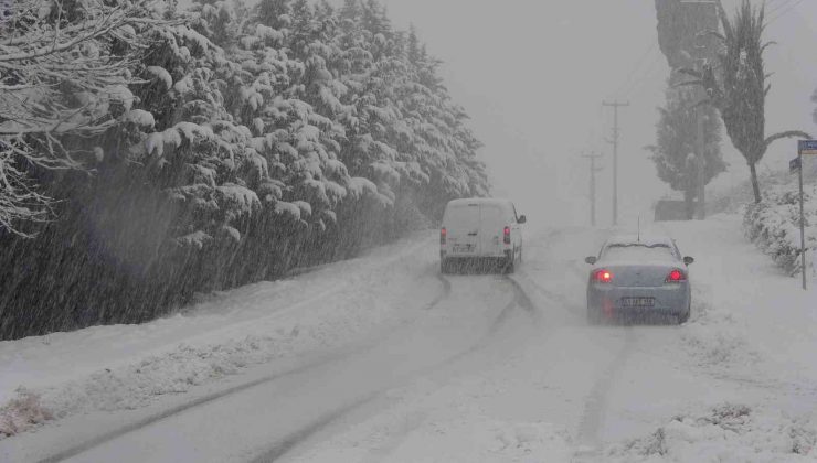 Kar yağışı Kocaeli’yi etkisi altına aldı
