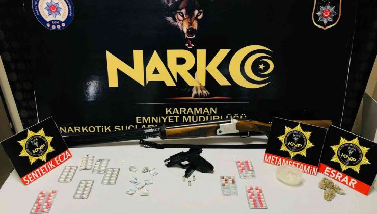 Karaman’da uyuşturucu operasyonunda 12 kişi tutuklandı