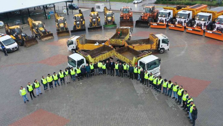 Kartepe Belediyesi kar yağışına hazır