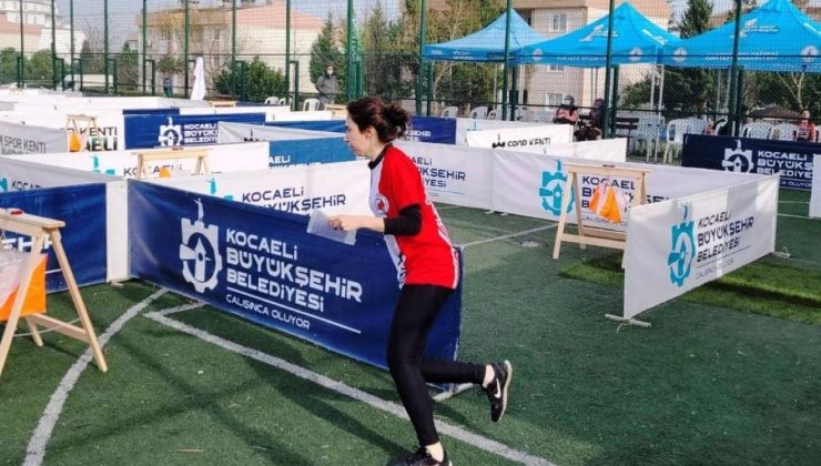 Kartepe’de oryantiring yarışı