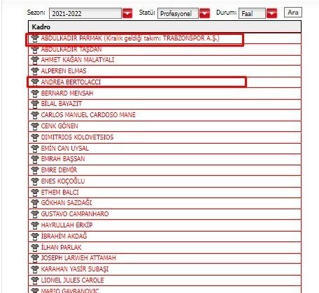 Kayserispor’da yeni transferlerin lisansı çıktı