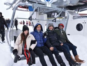 Keltepe Kayak Merkezinde sömestr hareketliliği