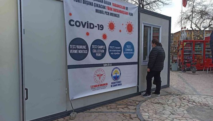 Keşan’da yurtdışına çıkışlar için mobil PCR birimi kuruldu