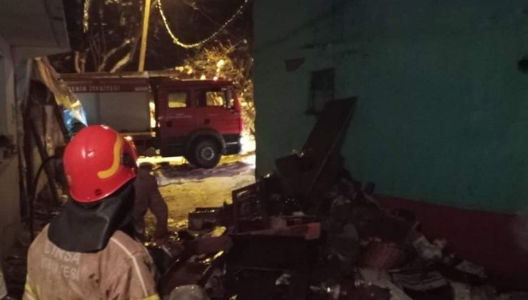 Kestel’de çıkan yangın köylülerin müdahalesi sayesinde büyümeden söndürüldü