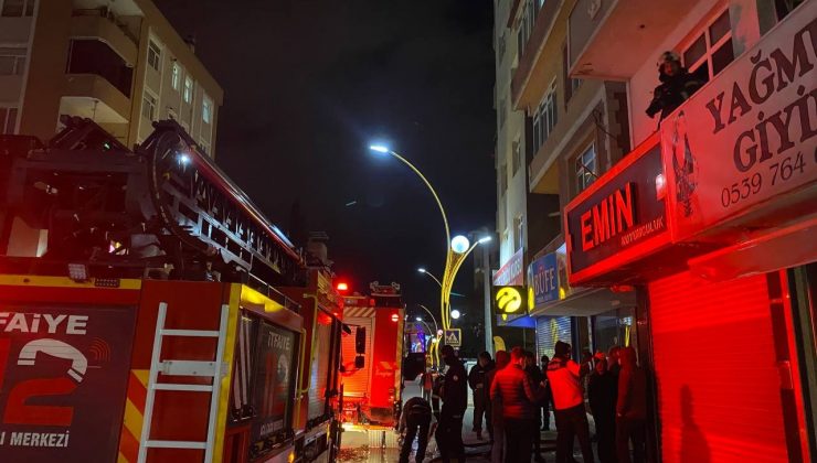 Kullanılmayan dairede yangın çıktı