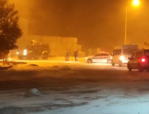 Mazıdağı-Derik yolu tipi nedeniyle ulaşıma kapatıldı