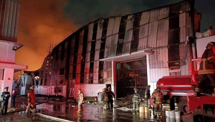 Meksika’da bisiklet deposunda büyük yangın