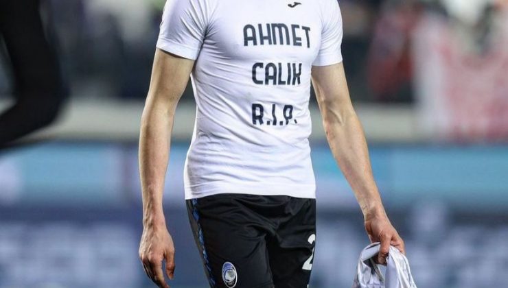 Merih Demiral ve takım arkadaşları Ahmet Çalık’ı andı