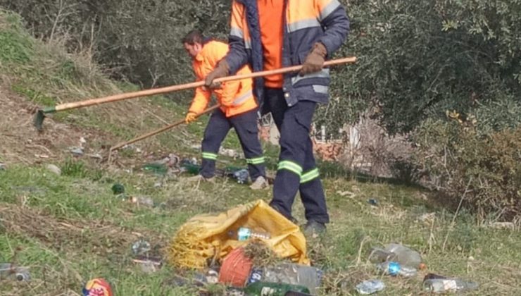 Nazilli Belediyesi Hasköy’de kapsamlı temizlik çalışması yaptı