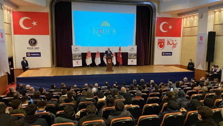 Numan Kurtulmuş “2022 Kudüs Yılı” açılış programında konuştu