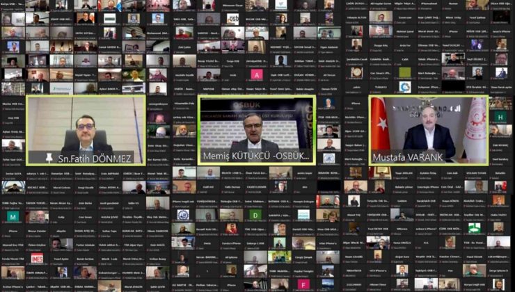 OSBÜK, iş dünyasını Bakan Varank ve Dönmez ile bir araya getirdi