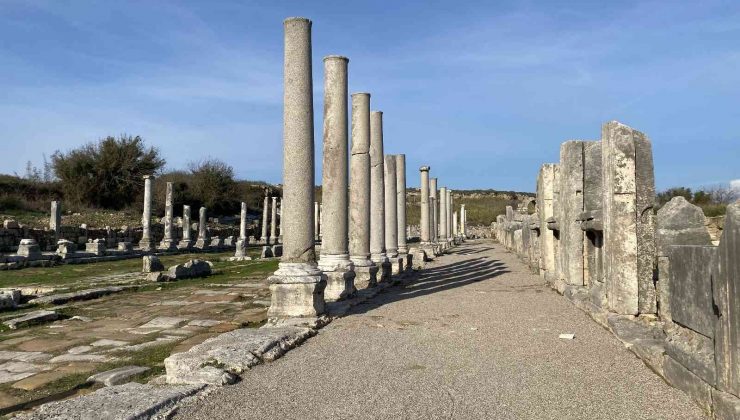Perge Antik Kenti’nin ziyaretçi sayısı 2021 yılında yüzde yüz arttı