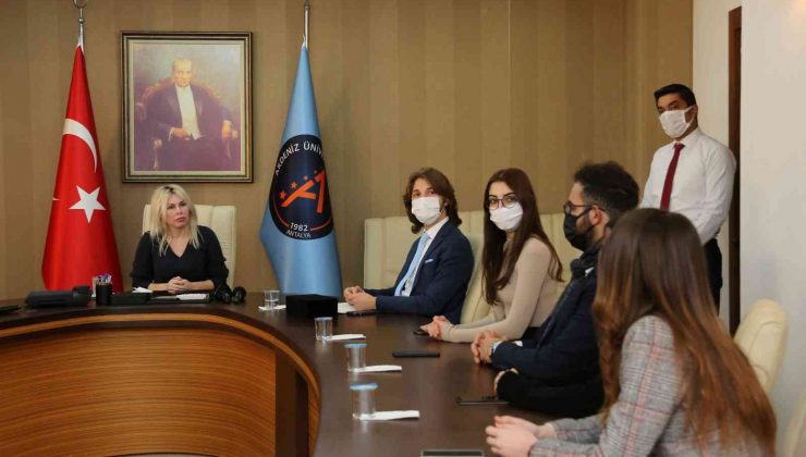 Rektör Özkan, Gençlik Meclisi yönetimini ağırladı