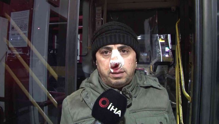 Sultanbeyli’de İETT şoförüne tekme tokatlı saldırı