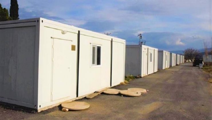 Tamamlanan konteyner kentinden 30 aile faydalanacak