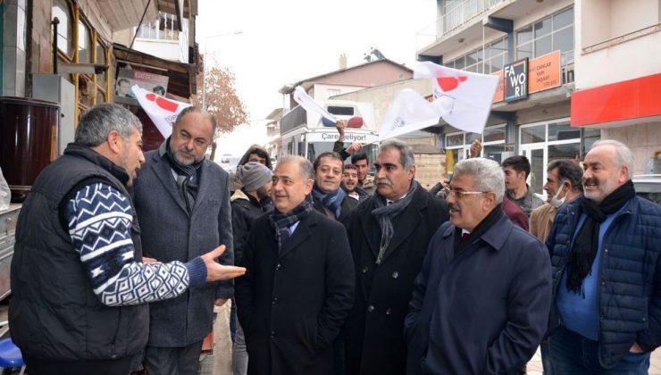 TDP heyeti Tercan’da esnafla bir araya geldi