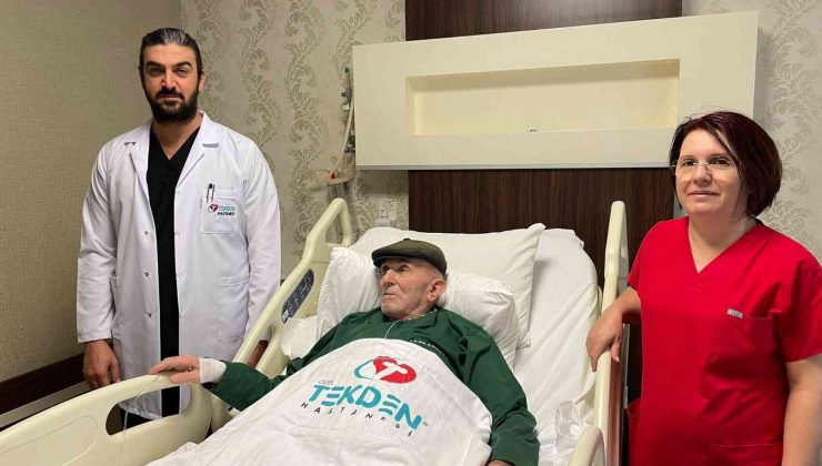 Tedavi olmak için Aydın’dan Tekden Hastanesi’ne geldi