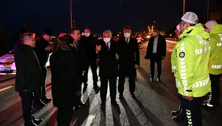 Tekirdağ Valisi İstanbul sınırına gidip tek tek uyardı