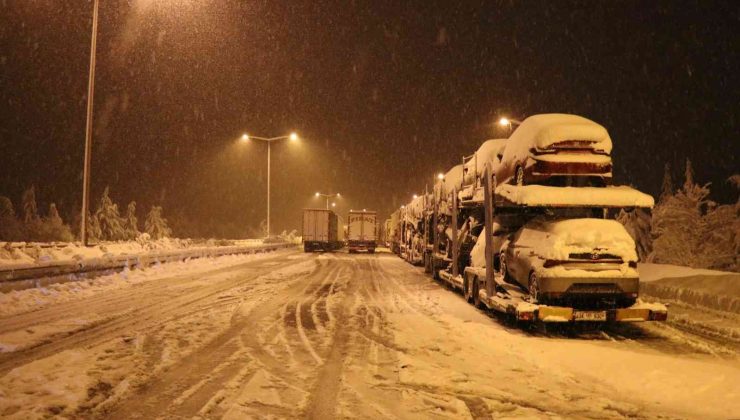 TEM’de trafik Bolu Tüneli’nden Düzce’ye ulaştı