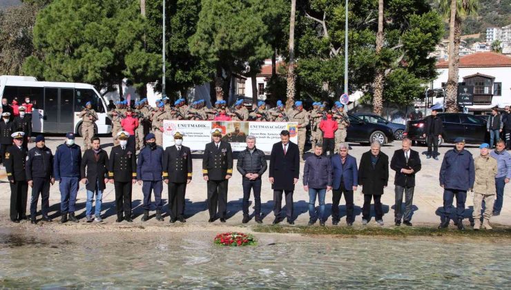 Topçu Yüzbaşı Mustafa Ertuğrul Kaş’ta etkinliklerle anıldı
