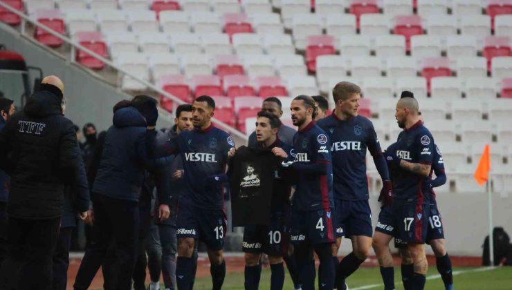 Trabzonspor golü attı, Ahmet Çalık’ı unutmadı
