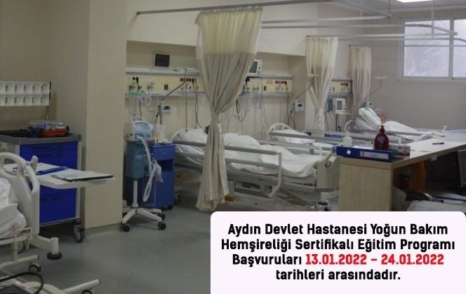 Yoğun Bakım Hemşireliği Sertifikalı Eğitim Programı için başvurular başladı