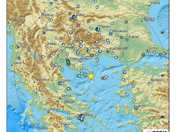 Yunanistan açıklarında 5.3 büyüklüğünde deprem