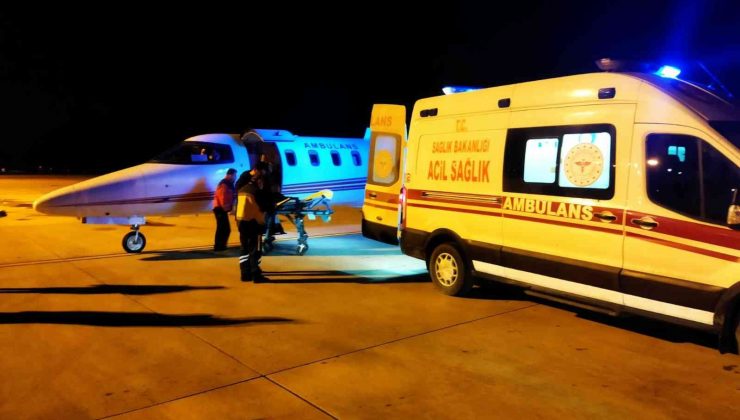 2 günde iki kişi yanık tedavisi için ambulans uçakla Bursa’ya getirildi