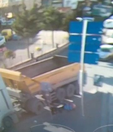 İki çocuğuyla yolun karşısına geçmeye çalışan anneyi ezen kamyon sürücüsü tutuklandı