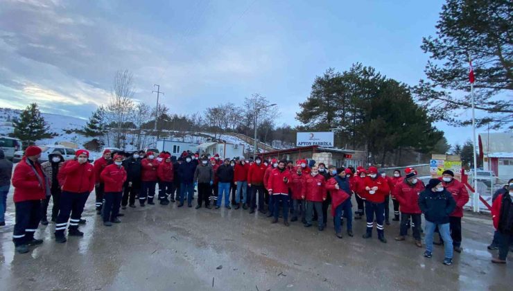 Kızılay Afyonkarahisar Maden Suyu Fabrikası’nda üretim durdu