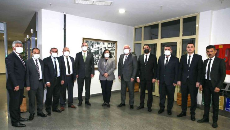 Şoförler Odası’ın yeni yönetimi Başkan Çerçioğlu ile görüştü